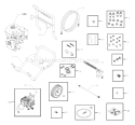 Page A Diagram and Parts List for 020262-0  Briggs and Stratton Pressure Washer